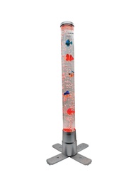 Tubo de burbujas de sobremesa 60 cm con bolitas