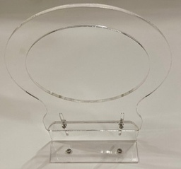 Tubo de burbujas 150 cm con base blanca