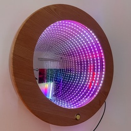 Baldosa espejo infinito con mando 50 cm