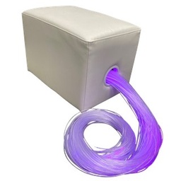 Asiento / protección acolchada para fibra óptica