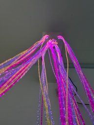 Soporte de ducha de fibra óptica