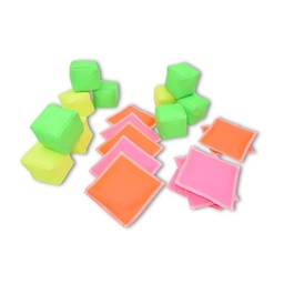 Bloques blandos y pufs sensoriales UV (20 piezas)