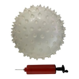 Pelota sensorial con púas que brilla en la oscuridad