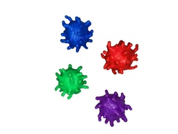 Pelotas antiestrés hinchables - pack de 4