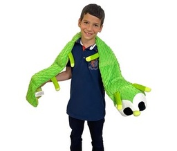 Oruga con peso verde