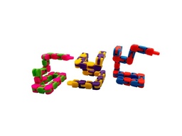 Pulseras antiestrés con cremallera, pack de 3