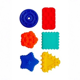 Serpientes elásticas antiestrés con textura (pack de 6)