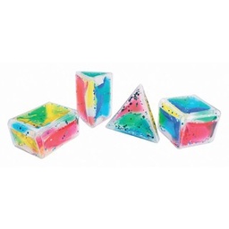 Alfabeto de gel con textura (mayúsculas)