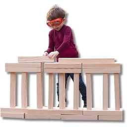 Vigas de madera realistas (set de 24 uds)