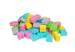 Set de bloques grandes Wise colores pastel (42 piezas)