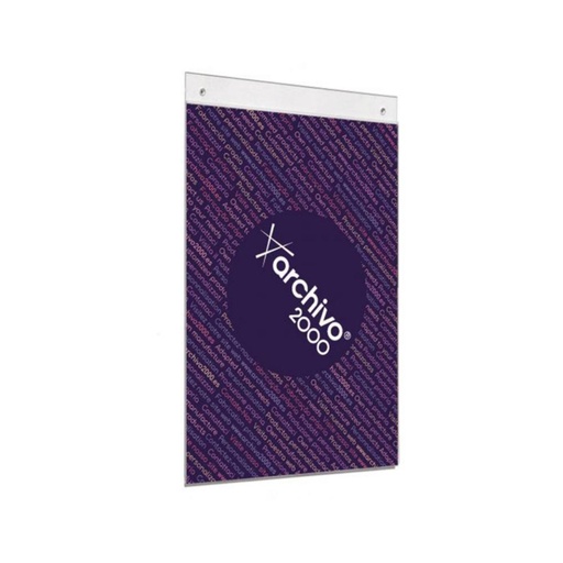 [068890] MURAL ARCHIVO 2000 A5 VERTICAL CON TALADROS CRISTAL TRANSPARENTE 150X235 MM