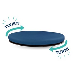 Asiento activo y cojín giratorio