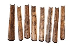Canales de agua de madera (8 tramos de 1 m)