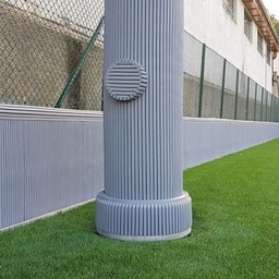 Protector de pared para pilares acanalado 200 x 100