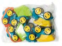 Minimobil dumpy 6 uds