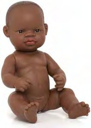 Muñeca bebe africana 32 cm