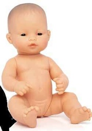 Muñeca bebe asiatica 32 cm