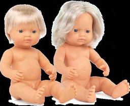 Muñeco bebe caucasico 38 cm