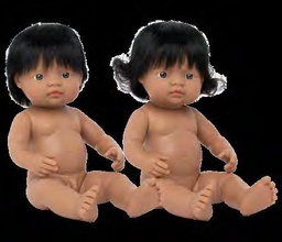 Muñeca bebe africana 38 cm