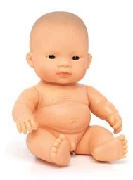 Muñeco bebe asiatico 21 cm