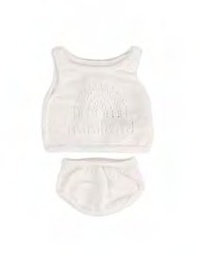 Camiseta y braguita 38 cm
