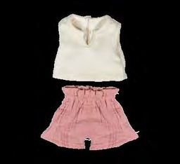 Camiseta y pantalón de verano para muñeco de 38cm