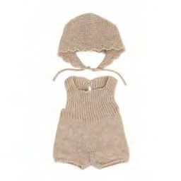 Conj punto 38cm pelele & gorro