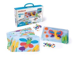 Pegs 10 mm 180 pcs. bright c.