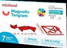 Magnetic tangram