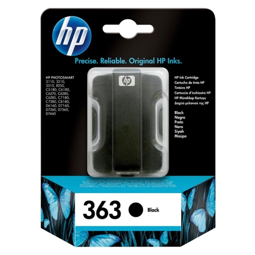 [168036] CARTUCHO HP 363 C8721EE NEGRO