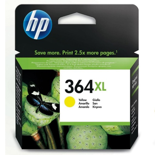 [167298] CARTUCHO HP 364XL CB325EE AMARILLO