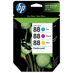 Cartucho Hp 88 Cc606fn Pack3uds Color