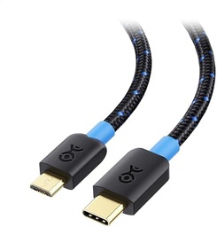Cable Usb-C A Usb-A 2.0 Carga Y Datos 1 Metro Negro