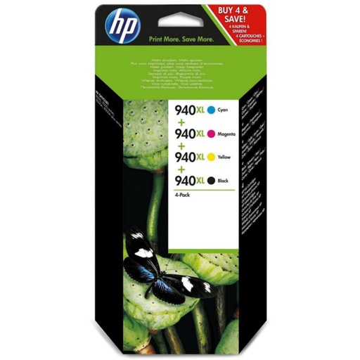 [166331] CARTUCHO HP 940XL C2N93AE COLOR PACK4
