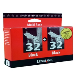Cartucho Lexmark 32/2 80d2956 Negro *