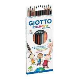 Lapices Giotto Stilnovo Skin Tones 12 Tonos Piel