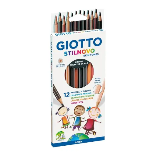 [825577] LAPICES GIOTTO STILNOVO SKIN TONES 12 TONOS PIEL