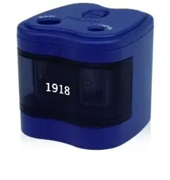 Sacapuntas Eléctrico Doble Milan Serie 1918 Azul Marino