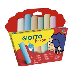 Super Tizas Giotto Bebe Estuche 6 Unidades