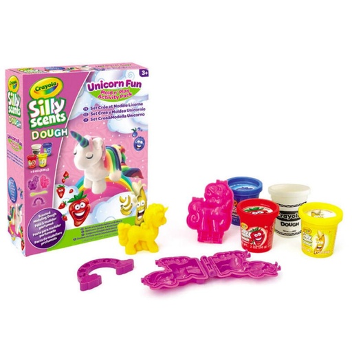 [862971] CRAYOLA PASTA DE MODELAR PERFUMADA SET UNICORNIOS 4 BOTES 56G