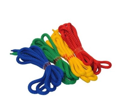 [825733] CUERDA DE PSICOMOTRICIDAD 3M SET 4 UDS COLORES VIVOS