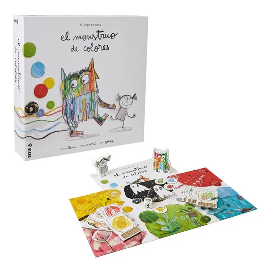 [862995] JUEGO DE MESA EDUCATIVO Y EMOCIONAL DEVIR – EL MONSTRUO DE COLORES – – EDAD +4 – DE 2 A 5 JUGADORES – 8436017227376
