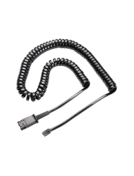 Cable Plantronics Rj11 A Qd Modelo U10 3 Metros Negro