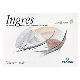 Bloc Dibujo Canson Guarro Ingres A3+ Encolado