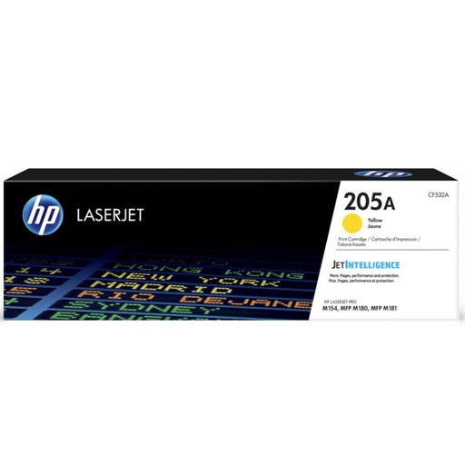 [165681] HP LASERJET M180N,M181FW TONER AMARILLO 205A