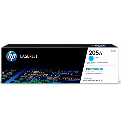[165680] HP LASERJET M180N,M181FW TONER CIAN 205A