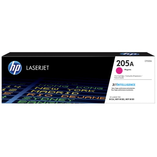 [165682] HP LASERJET M180N,M181FW TONER MAGENTA 205A