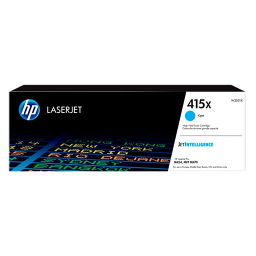 [165193] HP LASERJET M479FDW Nº415X TONER CIAN