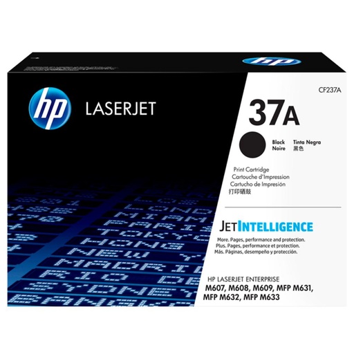 [165140] HP LASERJET M607N/DN,M608N/DN/X TONER NEGRO Nº37A