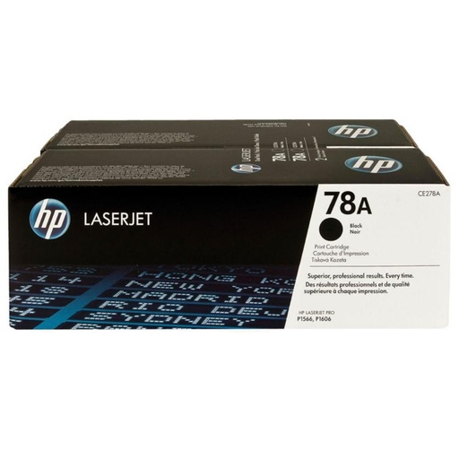 [166324] HP LASERJET P1566 TONER NEGRO Nº78A (PACK 2)